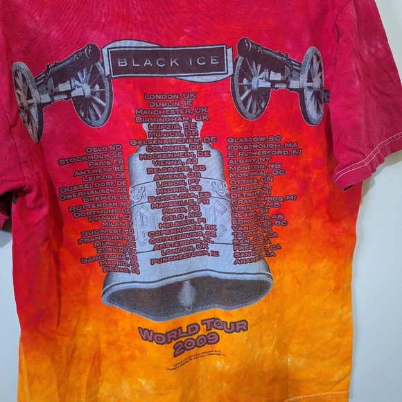 ACDC Concert T-shirt Black Ice Tour 2009 - Picture 6 of 6
